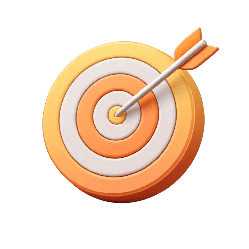Target with arrow icon